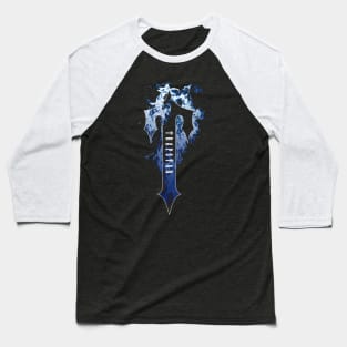 TRAPSTAR FIRE BLUE Baseball T-Shirt